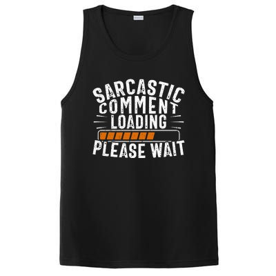 Sarcasm Sarcastic Tee Novelty Humor Witty PosiCharge Competitor Tank