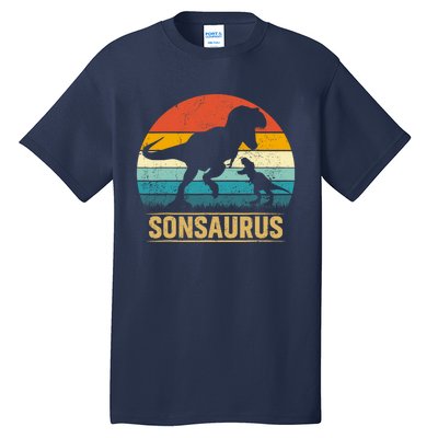 Son Saurus T Rex Dinosaur SonSaurus Matching Family Tall T-Shirt