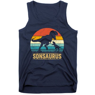 Son Saurus T Rex Dinosaur SonSaurus Matching Family Tank Top