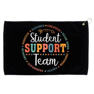 Student Support Team Counselor Social Worker Teacher Crew Grommeted Golf Towel