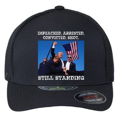 Still Standing Trump 2024 Flexfit Unipanel Trucker Cap