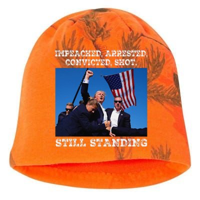 Still Standing Trump 2024 Kati - Camo Knit Beanie