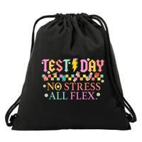 Staar State Testing Day Motivation No Stress All Flex Drawstring Bag