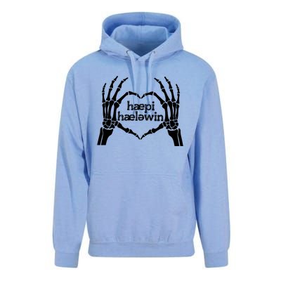 Skeleton SLP Trick Or Speech Happy Halloween Unisex Surf Hoodie