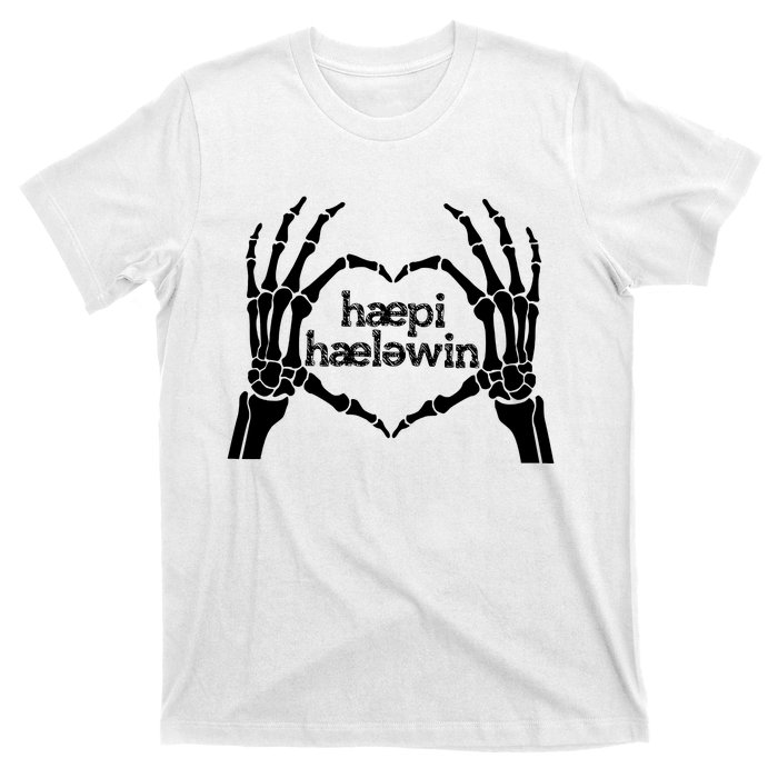 Skeleton SLP Trick Or Speech Happy Halloween T-Shirt