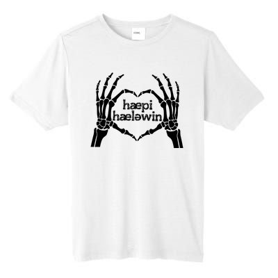 Skeleton SLP Trick Or Speech Happy Halloween Tall Fusion ChromaSoft Performance T-Shirt