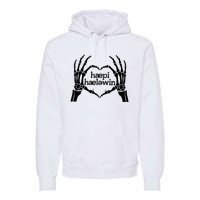 Skeleton SLP Trick Or Speech Happy Halloween Premium Hoodie