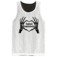 Skeleton SLP Trick Or Speech Happy Halloween Mesh Reversible Basketball Jersey Tank