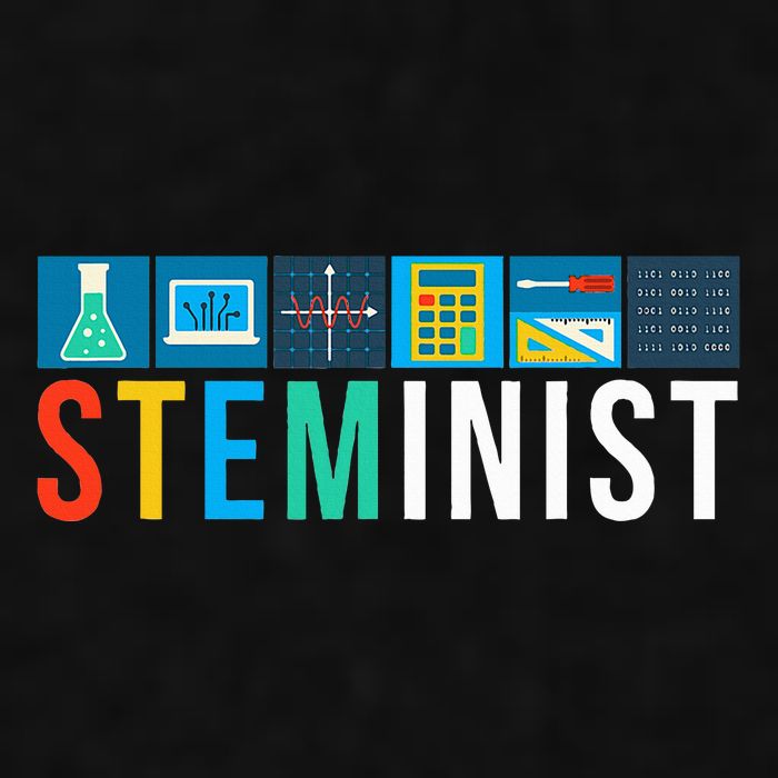 Steminist Science Technology Engineering Math Stem Ladies PosiCharge Tri-Blend Wicking Tank