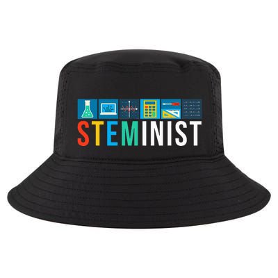 Steminist Science Technology Engineering Math Stem Cool Comfort Performance Bucket Hat