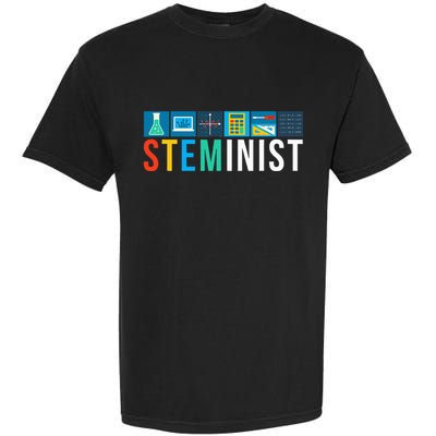 Steminist Science Technology Engineering Math Stem Garment-Dyed Heavyweight T-Shirt