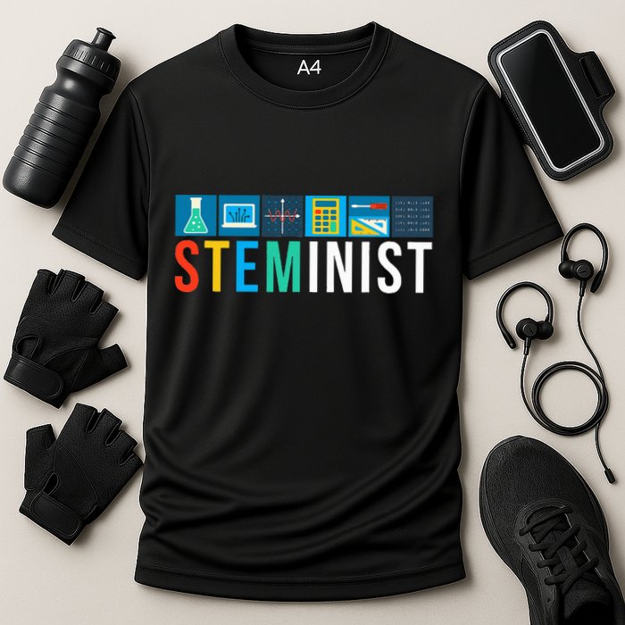 Steminist Science Technology Engineering Math Stem Performance Shirt