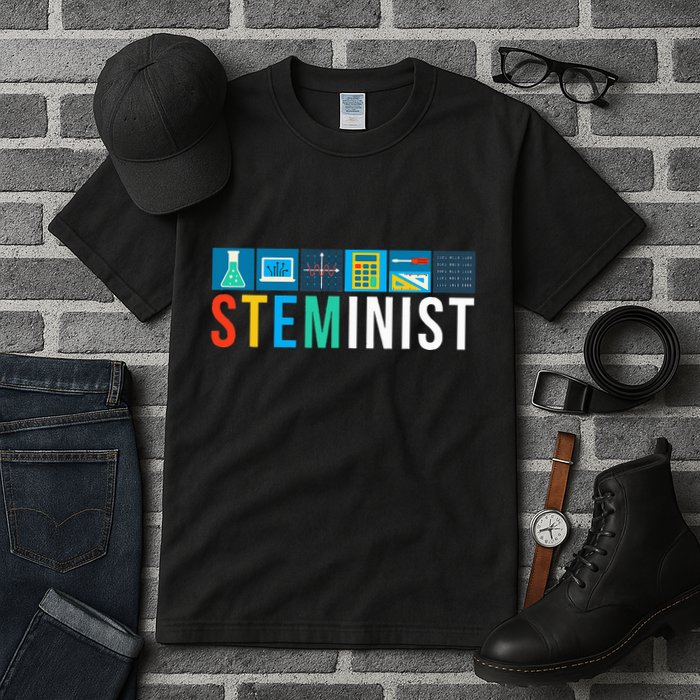 Steminist Science Technology Engineering Math Stem Tall T-Shirt
