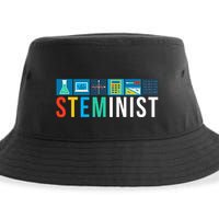 Steminist Science Technology Engineering Math Stem Sustainable Bucket Hat