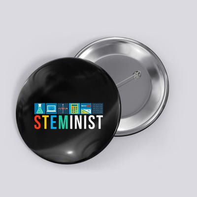 Steminist Science Technology Engineering Math Stem Button