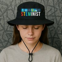 Steminist Science Technology Engineering Math Stem Bucket Hat