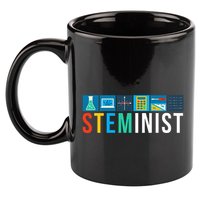 Steminist Science Technology Engineering Math Stem 11oz C Handle Ceramic Mug