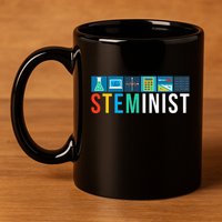 Steminist Science Technology Engineering Math Stem 11oz C Handle Ceramic Mug