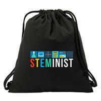 Steminist Science Technology Engineering Math Stem Drawstring Bag