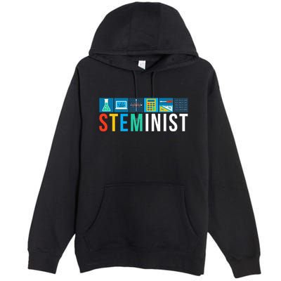 Steminist Science Technology Engineering Math Stem Premium Pullover Hoodie
