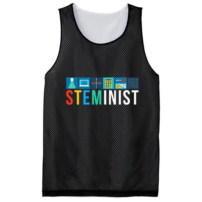 Steminist Science Technology Engineering Math Stem Mesh Reversible Basketball Jersey Tank