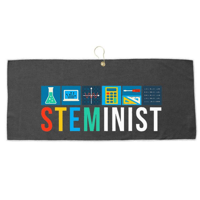 Steminist Science Technology Engineering Math Stem Large Microfiber Waffle Golf Towel