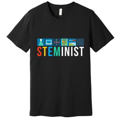 Steminist Science Technology Engineering Math Stem Premium T-Shirt