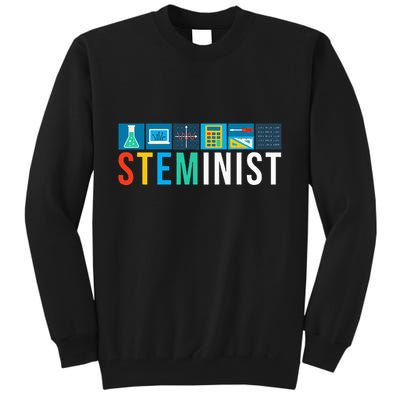 Steminist Science Technology Engineering Math Stem Tall Sweatshirt