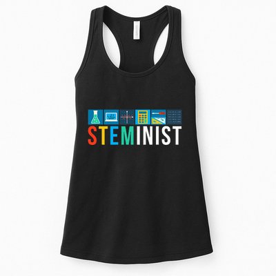 Steminist Science Technology Engineering Math Stem Womens Tank Top