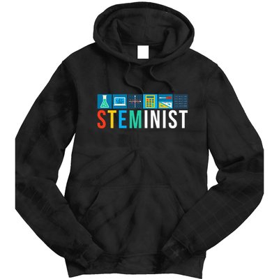 Steminist Science Technology Engineering Math Stem Tie Dye Hoodie