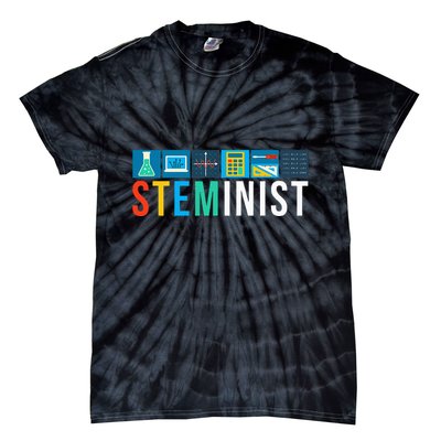 Steminist Science Technology Engineering Math Stem Tie-Dye T-Shirt