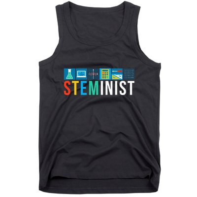 Steminist Science Technology Engineering Math Stem Tank Top