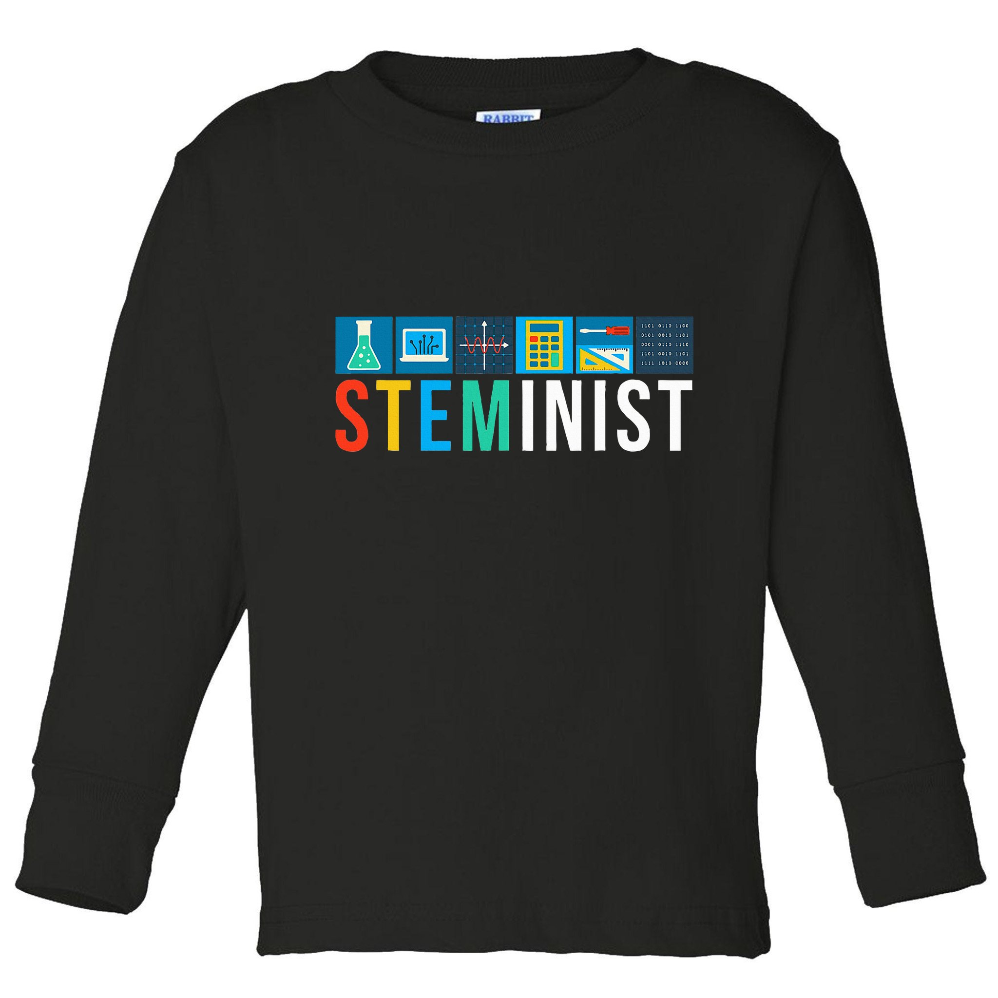 Steminist Science Technology Engineering Math Stem Toddler Long Sleeve Shirt