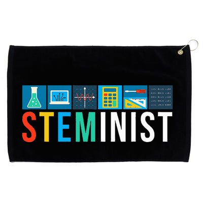 Steminist Science Technology Engineering Math Stem Grommeted Golf Towel