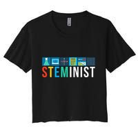 Steminist Science Technology Engineering Math Stem Crop Top