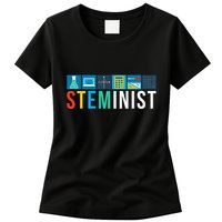 Steminist Science Technology Engineering Math Stem Womens T-Shirt