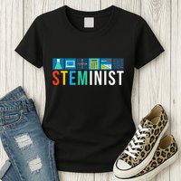 Steminist Science Technology Engineering Math Stem Womens T-Shirt