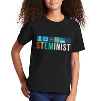 Steminist Science Technology Engineering Math Stem Kids T-Shirt