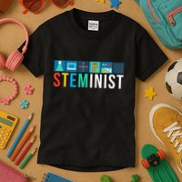 Steminist Science Technology Engineering Math Stem Kids T-Shirt