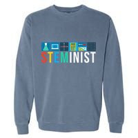 Steminist Science Technology Engineering Math Stem Garment-Dyed Sweatshirt