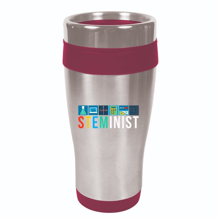Steminist Science Technology Engineering Math Stem 16oz Travel Tumbler