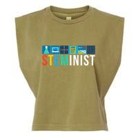 Steminist Science Technology Engineering Math Stem Garment-Dyed Women's Muscle Tee