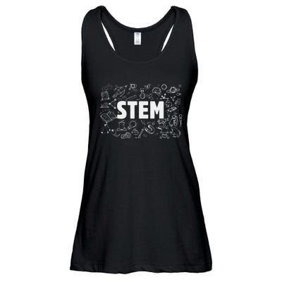 STEM Science Technology Engineering Math Teacher Ladies Essential Flowy Tank