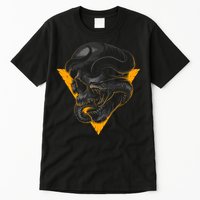 Skull Snake Triangle Graphic Design Tall T-Shirt