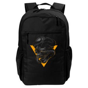 Skull Snake Triangle Graphic Design Daily Commute Backpack