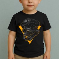 Skull Snake Triangle Graphic Design Toddler T-Shirt