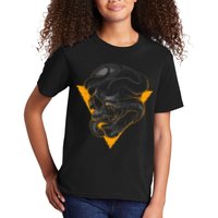 Skull Snake Triangle Graphic Design Kids T-Shirt