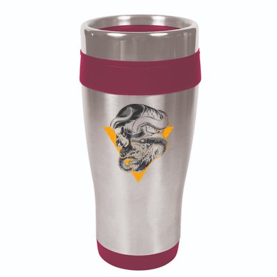 Skull Snake Triangle Graphic Design 16oz Travel Tumbler