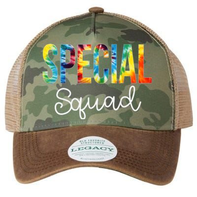 Special Squad Tie Dye Appreciation Day Hello Back To School Legacy Tie Dye Trucker Hat