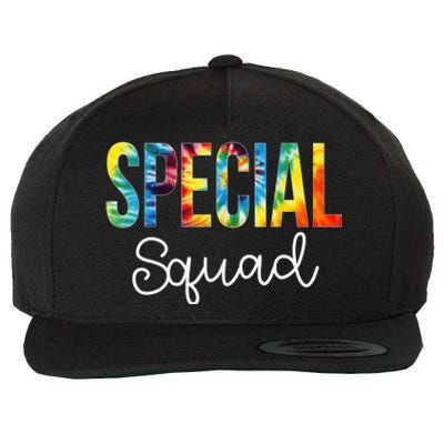 Special Squad Tie Dye Appreciation Day Hello Back To School Wool Snapback Cap